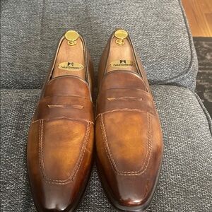 B by Stefano Borella Men's Tan Leather Shoes